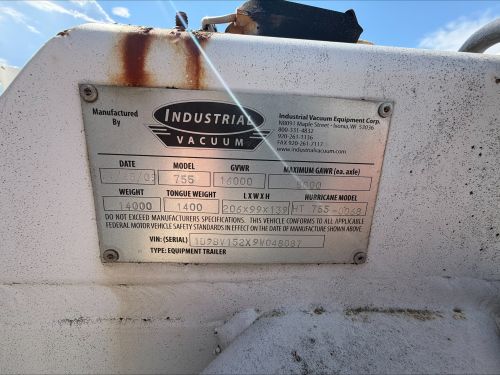 2009 Industrial Vacuum Trailer - Image 5